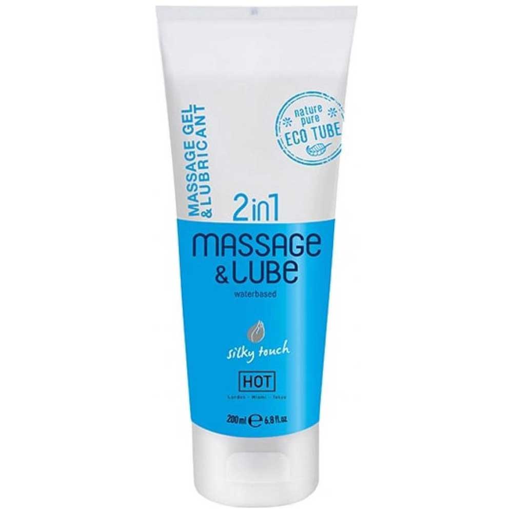 HOT Massage & Glide Gel 2in1 Silky Touch  200 ml Avantaje