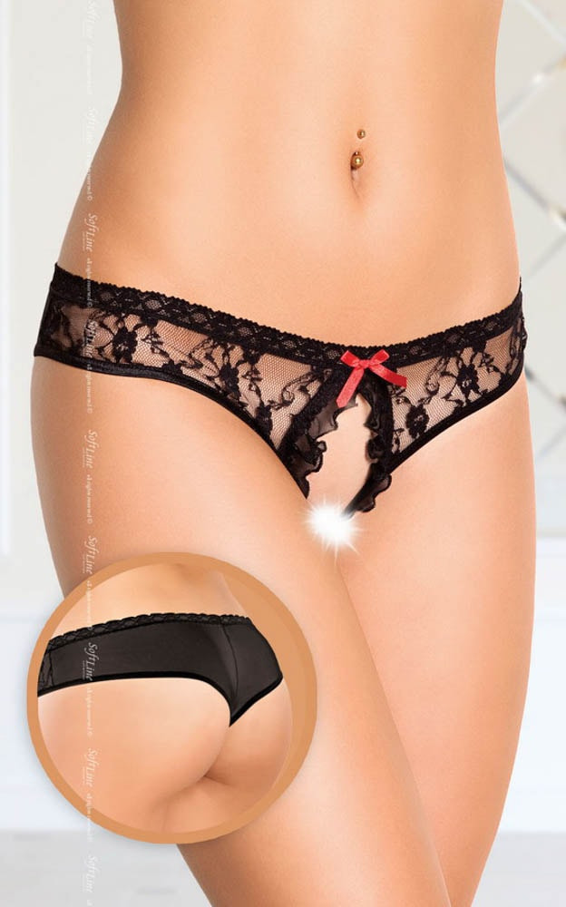 Panties 2418 - black    S/M - Chiloti Sexy Pentru Femei