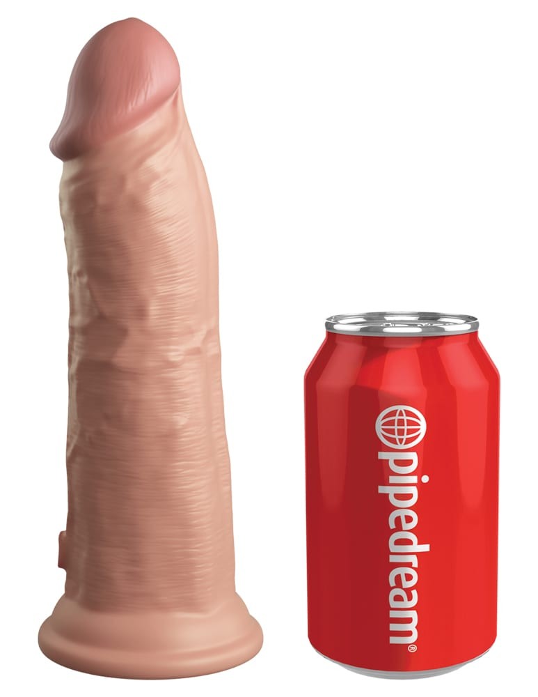 Model 8" Dual Density Silicone Cock  Light