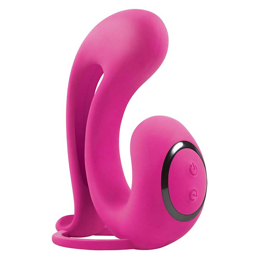 Vibrator Stimulare Dublă Luxe Opus Pleasure Vibe Pink