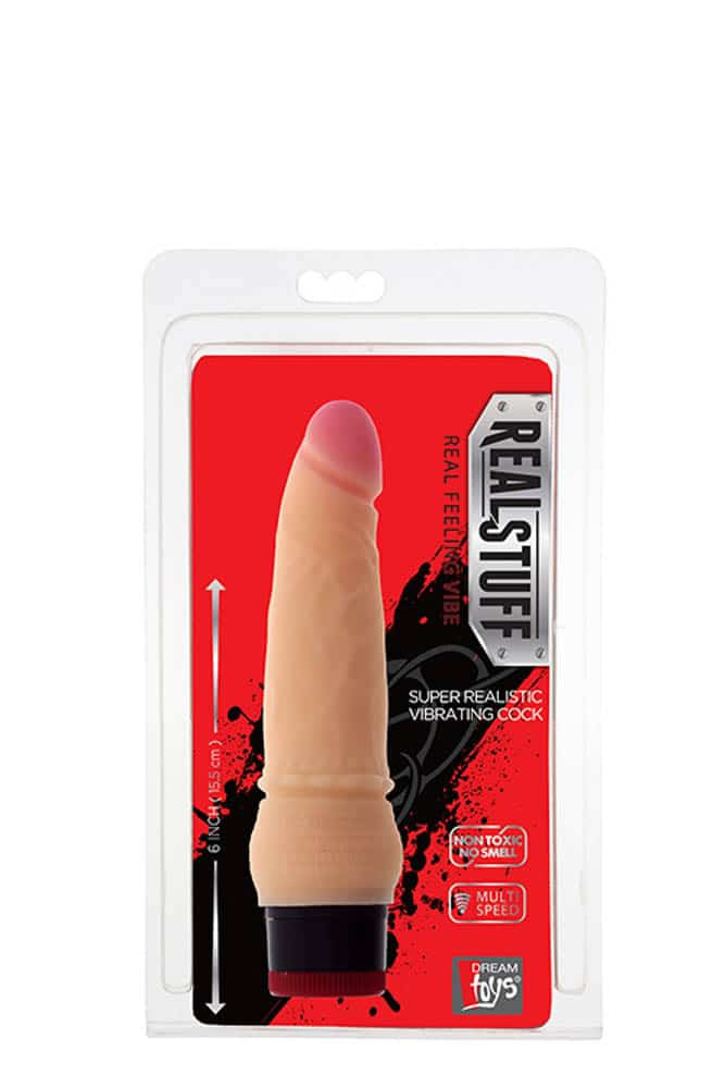 RealStuff 6 inch Vibrator Flesh Avantaje