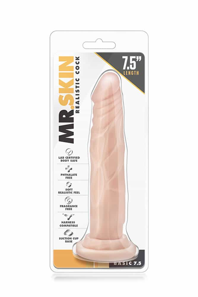 Model Mr. Skin Realistic Cock Basic 7.5 inch Beige