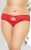 Chiloti Sexy Pentru Femei Panties 2468 – Plus Size – red    3XL Din Poliamidă