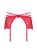 Ciorapi Senzuali Loventy garter belt 2XL/3XL, Roșu